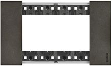 Рамка горизонтальная Legrand BTicino Living Now 1-м. 4 мод. металл космос картинка